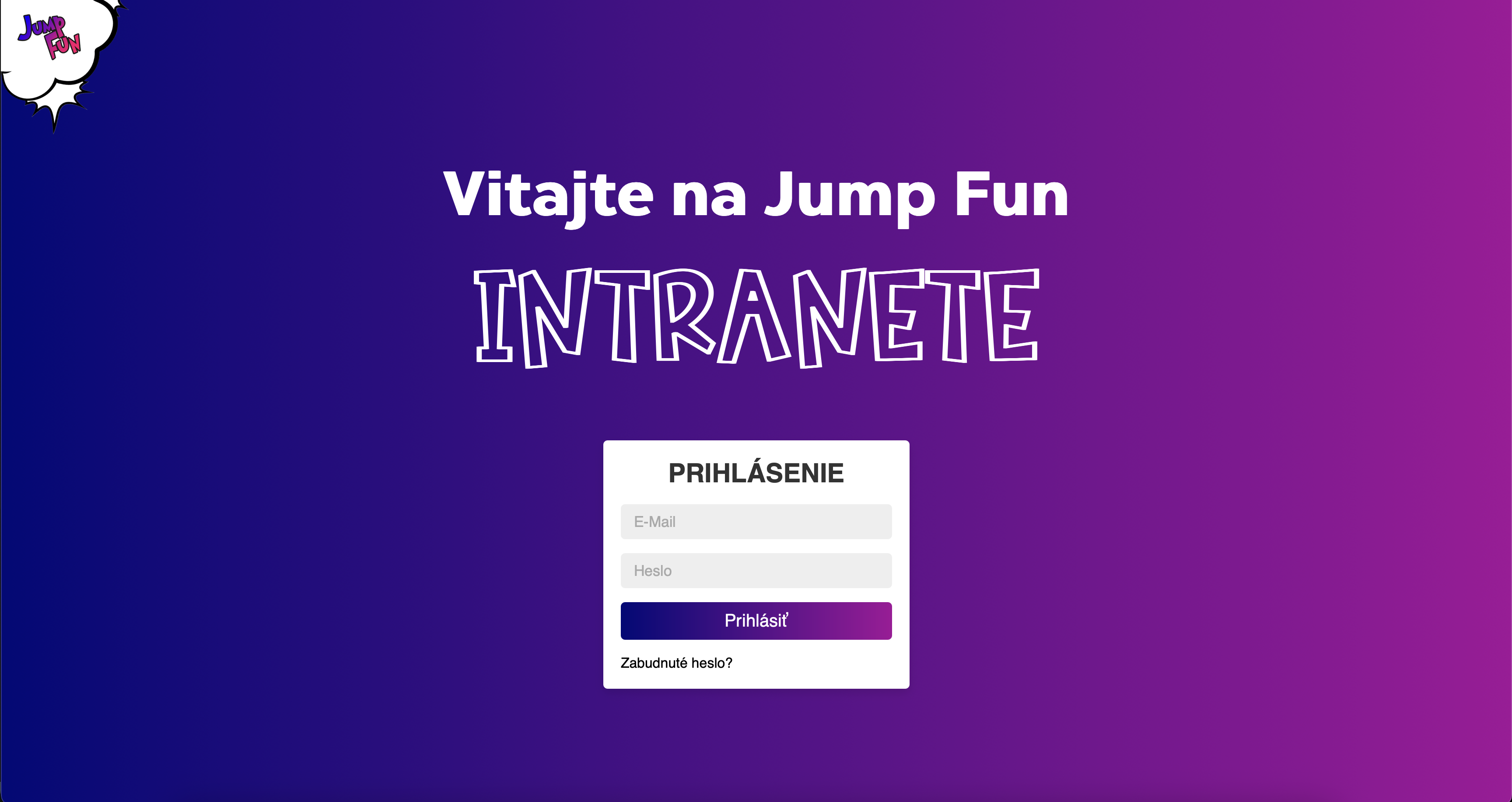 Vitajte na Jump Fun Intranete